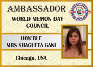 Shuagufta Gani, Chicago, USA